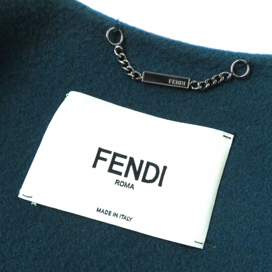 FENDI(フェンディ)の極美品★正規品 FENDI フェンディ FF8292 カシミヤ100％ ミンク×フォックス ロングジレ／ベスト レディース マルチカラー 44 イタリア製　h06-st30210-5511 レディースのジャケット/アウター(毛皮/ファーコート)の商品写真