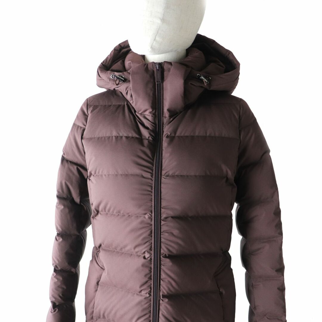 MACKINTOSH(マッキントッシュ)の極美品★正規品 MACKINTOSH マッキントッシュ G5F12-816 フード付 ZIP UP ロングダウンコート レディース ブラウン 36  美シルエット◎ レディースのジャケット/アウター(ダウンコート)の商品写真