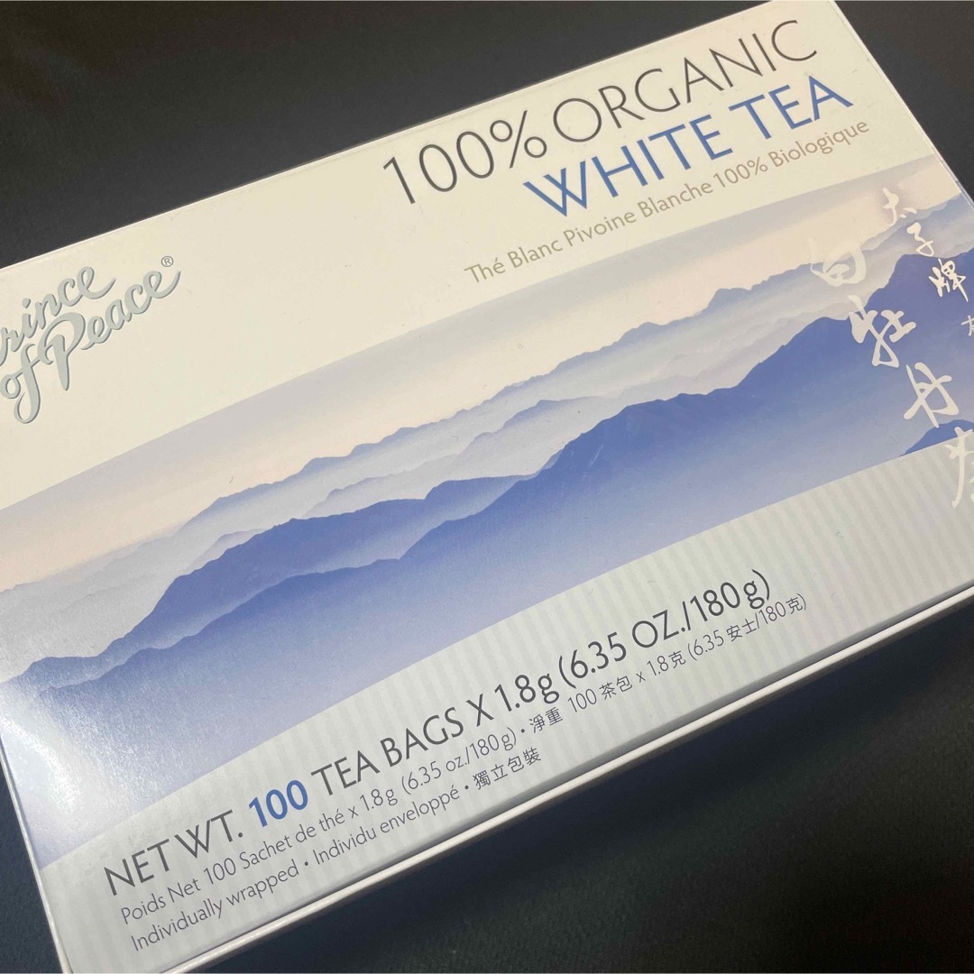 100% オーガニック ホワイトティー 50個 食品/飲料/酒の飲料(茶)の商品写真