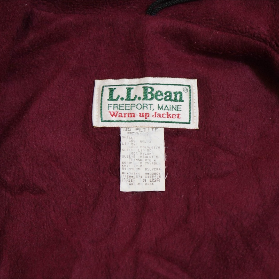 L.L.Bean(エルエルビーン)の【超レア】エルエルビーン ウォームアップジャケット 山タグ 90s USA製 メンズのジャケット/アウター(ナイロンジャケット)の商品写真