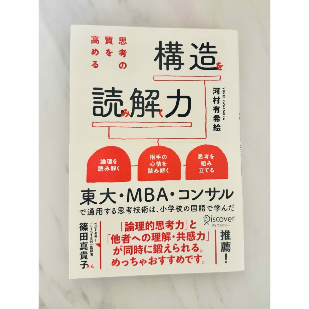 【美品】思考の質を高める構造読解力 エンタメ/ホビーの本(ビジネス/経済)の商品写真