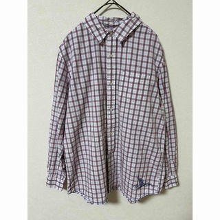 エルエルビーン(L.L.Bean)のエルエルビーン　チェック柄長袖シャツ　XL18(Tシャツ/カットソー)