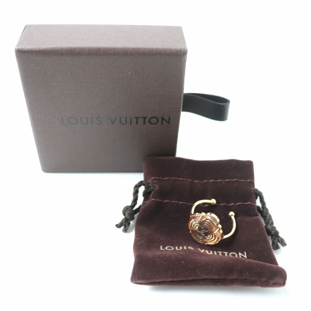 LOUIS VUITTON(ルイヴィトン)の美品★LOUIS VUITTON ルイヴィトン M65620 バーグ アラフォリ リング／指輪／アクセサリー レディース ブラウン×ゴールド 箱保管袋付き レディースのアクセサリー(リング(指輪))の商品写真