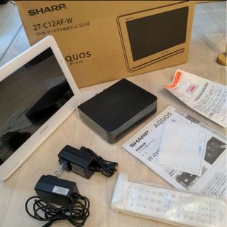 シャープ(SHARP)のSHARP AQUOS ポータブル液晶テレビ AP/AF 2T-C12AF-W(テレビ)