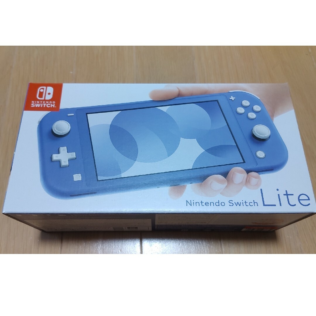 任天堂(ニンテンドウ)の新品未開封 Nintendo Switch LITE ブルー 本体 スイッチ エンタメ/ホビーのゲームソフト/ゲーム機本体(家庭用ゲーム機本体)の商品写真