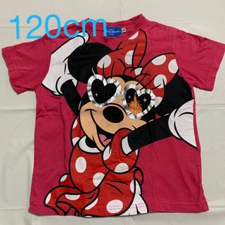 ディズニー(Disney)のディズニー☆ミニーマウスTシャツ 120cm(Tシャツ/カットソー)