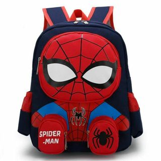 スパイダーマン　リュックサック(紺色)バック　通園かばんキッズ・子ども用2/2(通園バッグ)