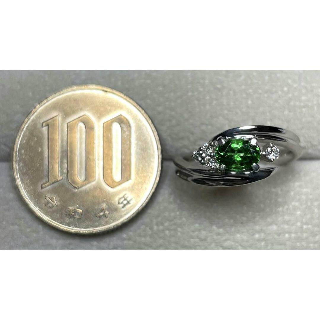 JB141★高級 GGガーネット0.58ct プラチナ リング ソ付 レディースのアクセサリー(リング(指輪))の商品写真