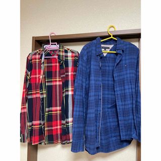 トミー(TOMMY)のトミーヒルフィガー メンズ 長袖シャツ(2枚)(シャツ)