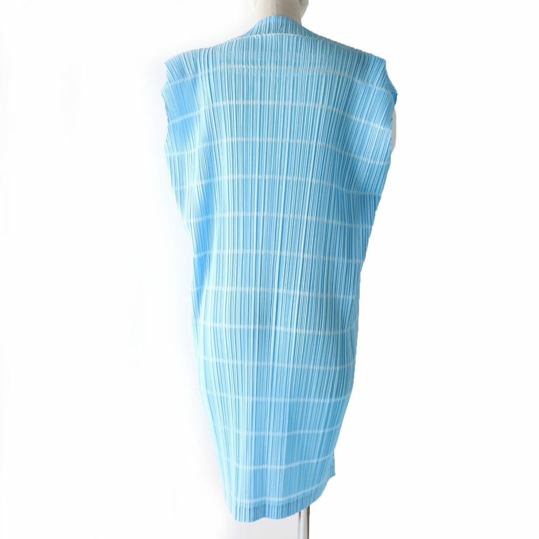 PLEATS PLEASE ISSEY MIYAKE(プリーツプリーズイッセイミヤケ)の極美品☆正規品 PLEATS PLEASE プリーツプリーズ イッセイミヤケ 17SS PP71-JH585 ボートネック ワンピース ライトブルー 2 日本製 レディースのワンピース(ミニワンピース)の商品写真