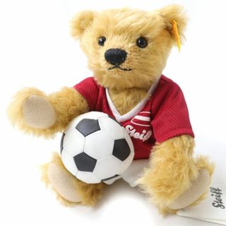 シュタイフ(Steiff)の未使用品☆Steiff シュタイフ 002960 サッカー オーストラリア 2006年 W杯 記念ベア Teddy Bear テディベア ぬいぐるみ 人形 ドイツ製(ぬいぐるみ/人形)