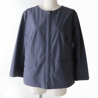 マッキントッシュ(MACKINTOSH)の未使用品☆正規品 MACKINTOSH LONDON マッキントッシュ ロンドン ノーカラー ナイロンジャケット ZIPジャケット ブルーグレー 46(ノーカラージャケット)