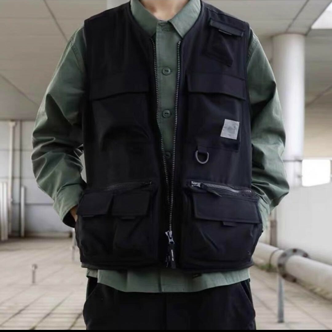 a2 Carhartt カーハート フィッシングベスト Sサイズ 黒 ブラック