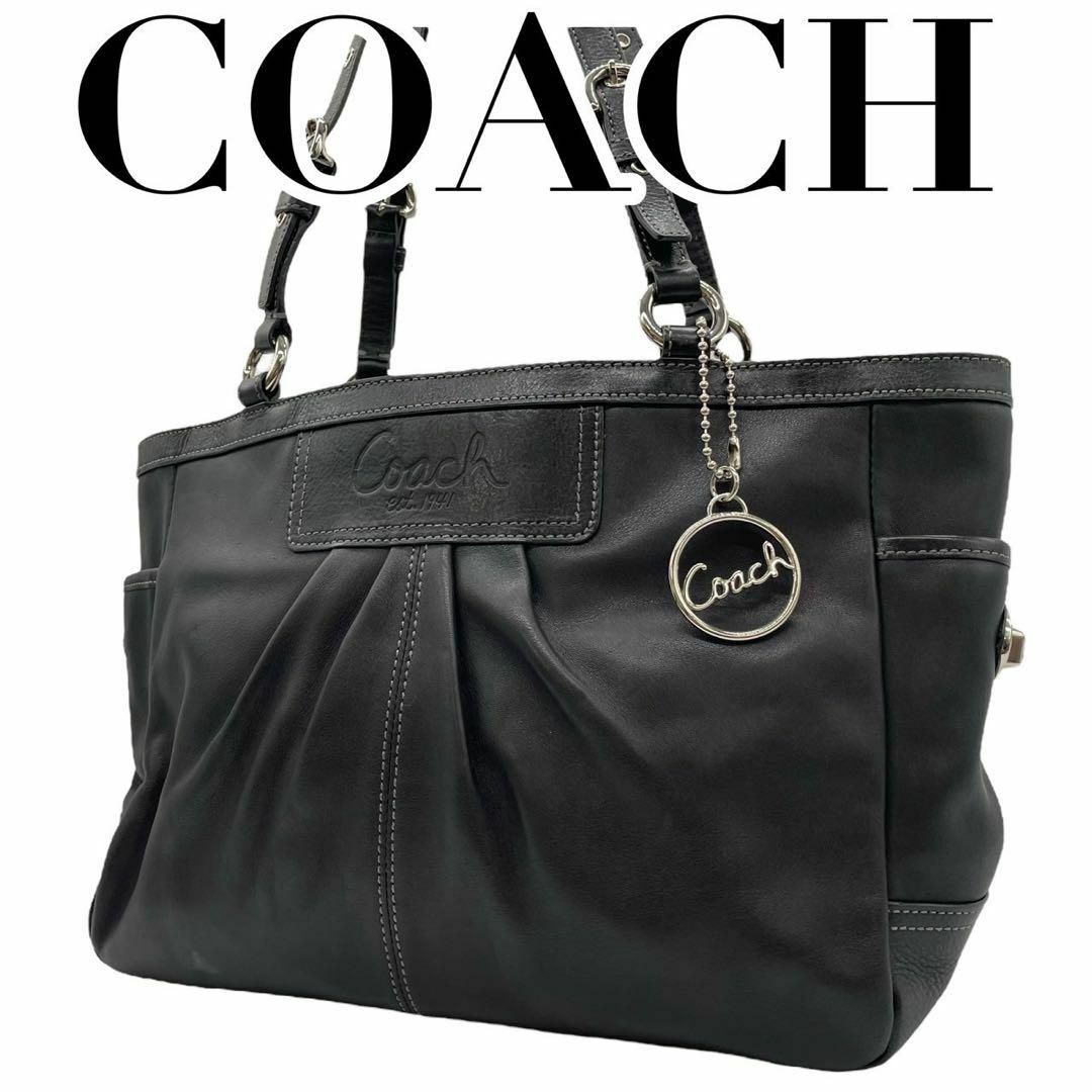 ☆新品 美品 COACH コーチ s5 トートバッグ F13759 本革 ターンロック