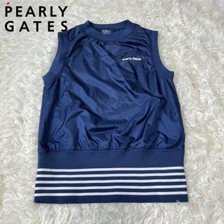 パーリーゲイツ(PEARLY GATES)のPEARLYGATES パーリーゲイツ　ゴルフ　ウェア　ベスト　ナイロン　ネイビ(その他)