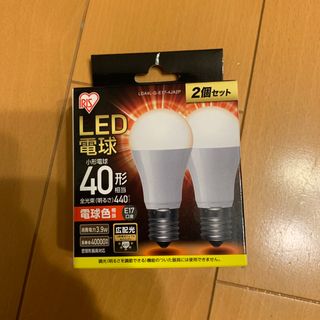 IRIS LED電球 E17 広配光2P 電球色 40形 LDA4L-G-E17(蛍光灯/電球)