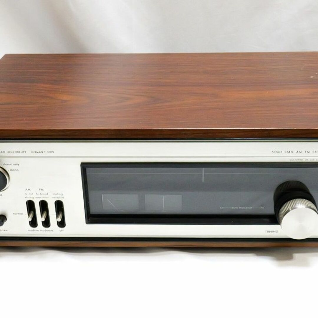 LUXMAN ラックスマン FM/AM ラジオ チューナー T-300V スマホ/家電/カメラのオーディオ機器(ラジオ)の商品写真