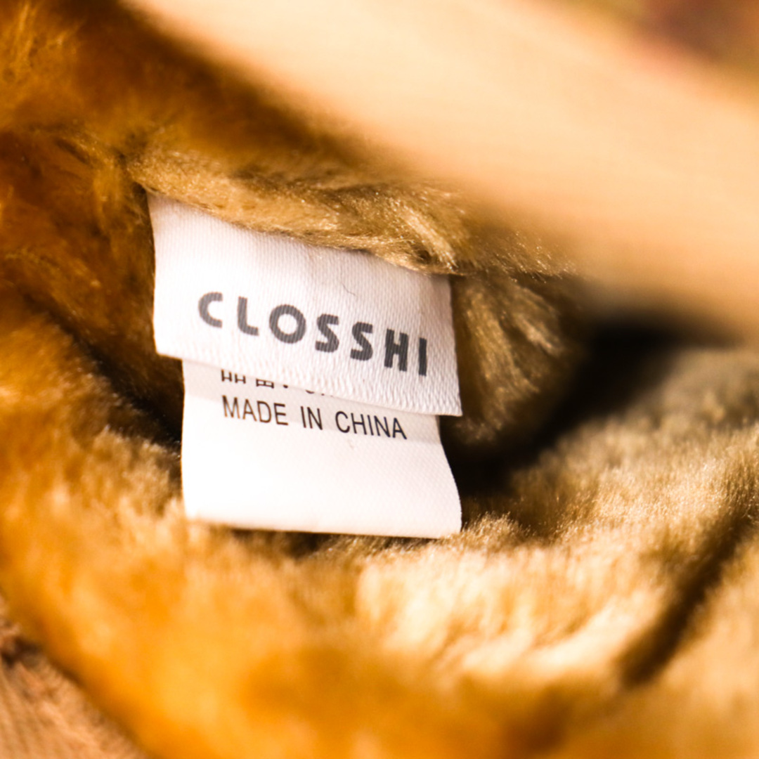 Harris Tweed(ハリスツイード)のハリスツイード ブーツ 未使用 CLOSSHI ツイード ボア ムートン調 シューズ 靴 レディース LLサイズ キャメル HARRIS TWEED レディースの靴/シューズ(ブーツ)の商品写真