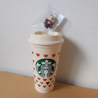 スターバックス(Starbucks)のスターバックス　バレンタイン2023　リユーザブルカップ　新品未使用(グラス/カップ)