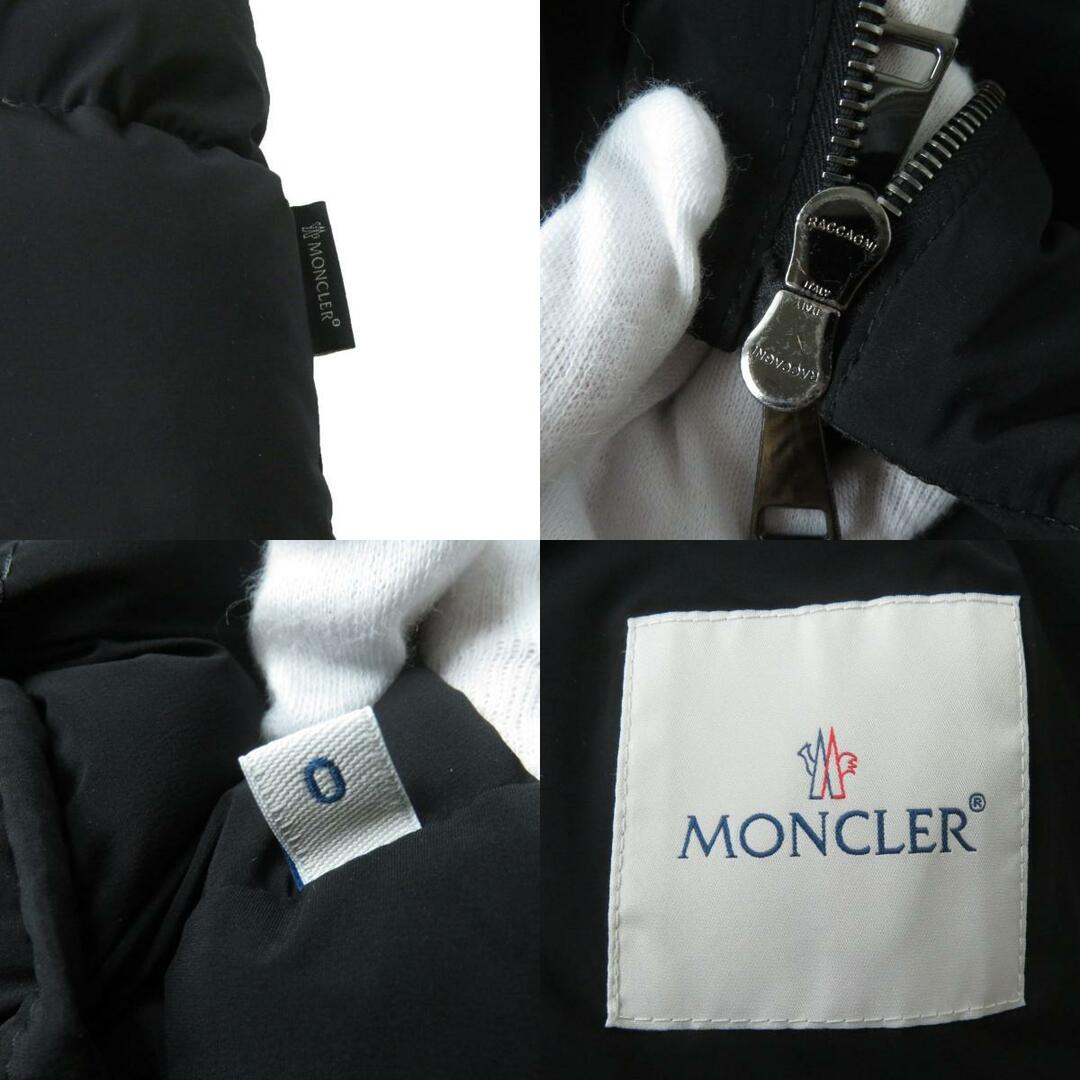 NEW ERA(ニューエラー)の美品☆国内正規品 MONCLER モンクレール NEVA スタンドカラー ZIP UP ダウンジャケット ブラック 0 レディース ルーマニア製 ハンガー付 レディースのジャケット/アウター(ダウンジャケット)の商品写真