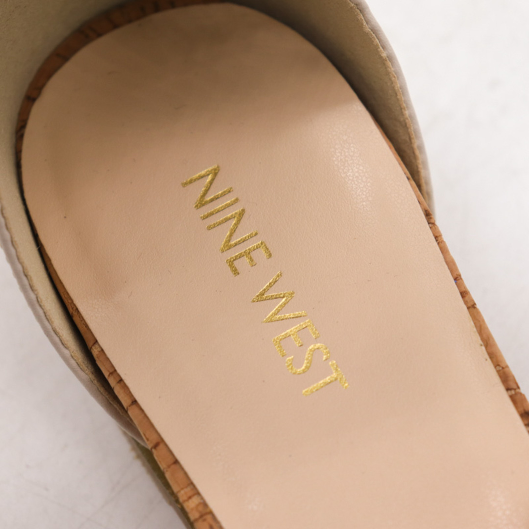 NINE WEST(ナインウエスト)のナインウエスト サンダル 未使用 レザー アンクルストラップ シューズ 靴  レディース 9Mサイズ オフホワイト NINE WEST レディースの靴/シューズ(サンダル)の商品写真