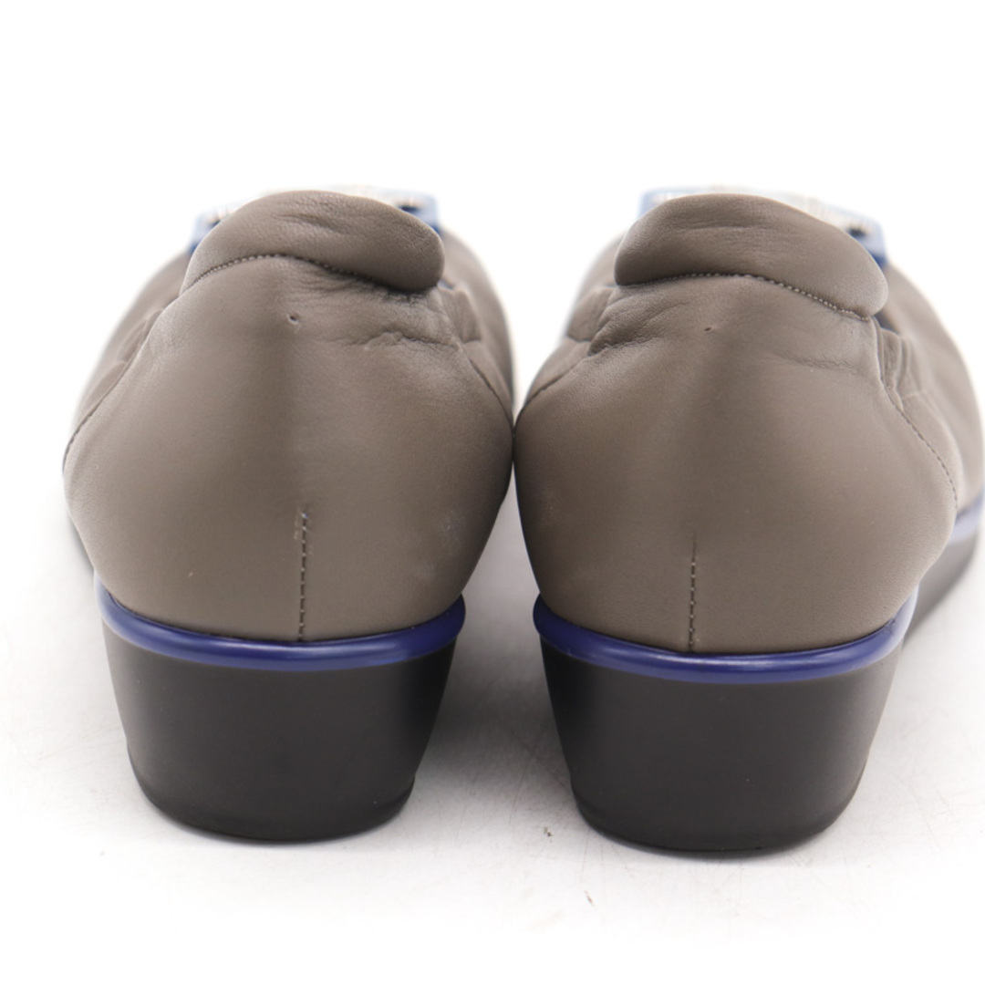 神戸サブリナ パンプス コンフォートシューズ 3E 幅広 日本製 ブランド 靴 レディース 23.5cmサイズ グレー KOBE SABRINA レディースの靴/シューズ(ハイヒール/パンプス)の商品写真