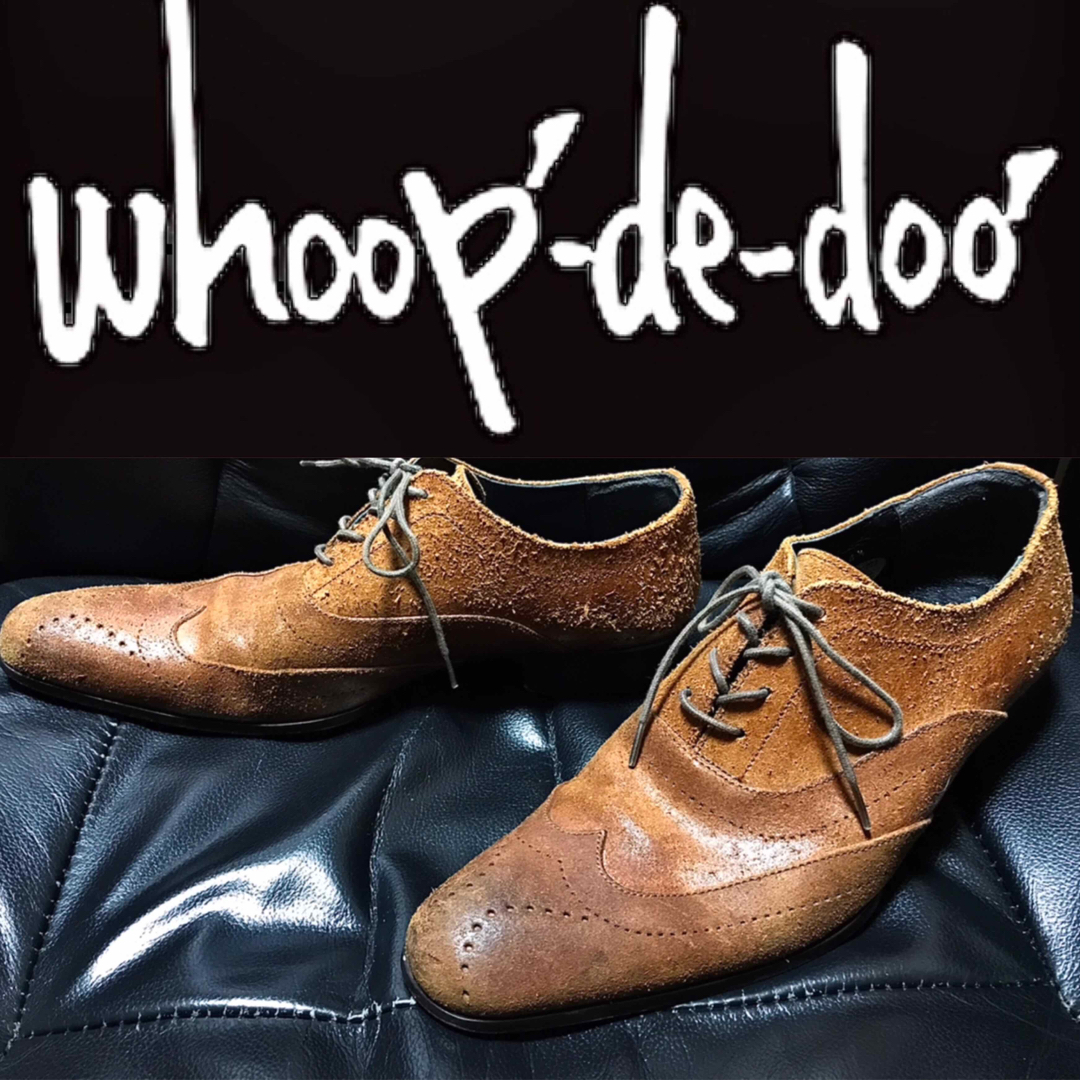 whoop-de-doo(フープディドゥ)のwhoop-de-doo 送料込定価2.5万程 革 レザー 靴 24.5 日本製 メンズの靴/シューズ(ドレス/ビジネス)の商品写真