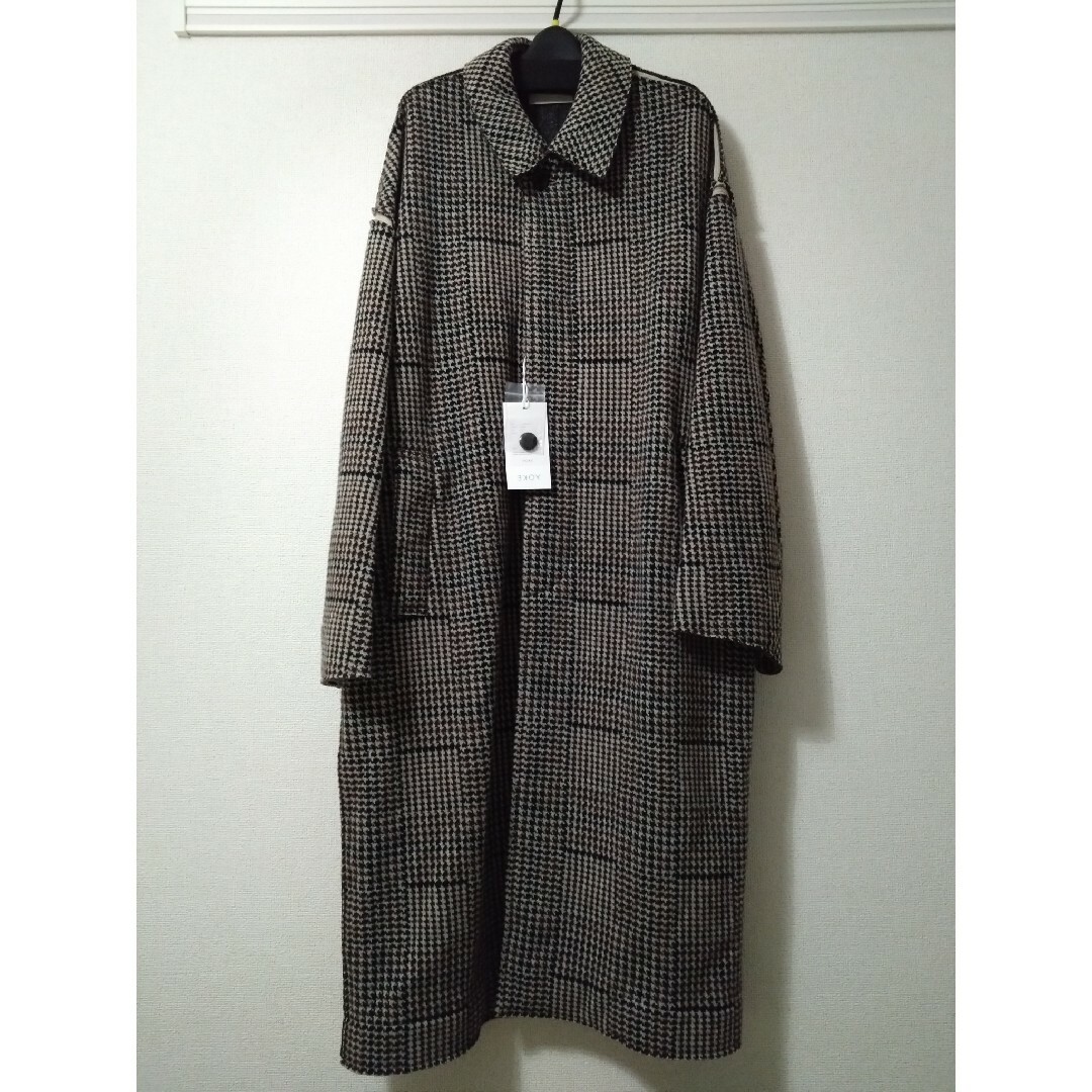 YOKE(ヨーク)のYOKE ヨーク 18AW GUNCLUB CHECK COAT【サイズ3・L】 メンズのジャケット/アウター(ステンカラーコート)の商品写真