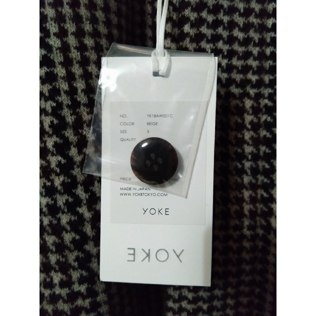 YOKE(ヨーク)のYOKE ヨーク 18AW GUNCLUB CHECK COAT【サイズ3・L】 メンズのジャケット/アウター(ステンカラーコート)の商品写真