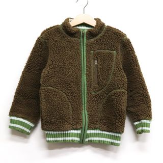 ギャップ(GAP)のギャップ ボアフリースジャケット ブルゾン アウター キッズ 男の子用 110サイズ ブラウン GAP(ジャケット/上着)