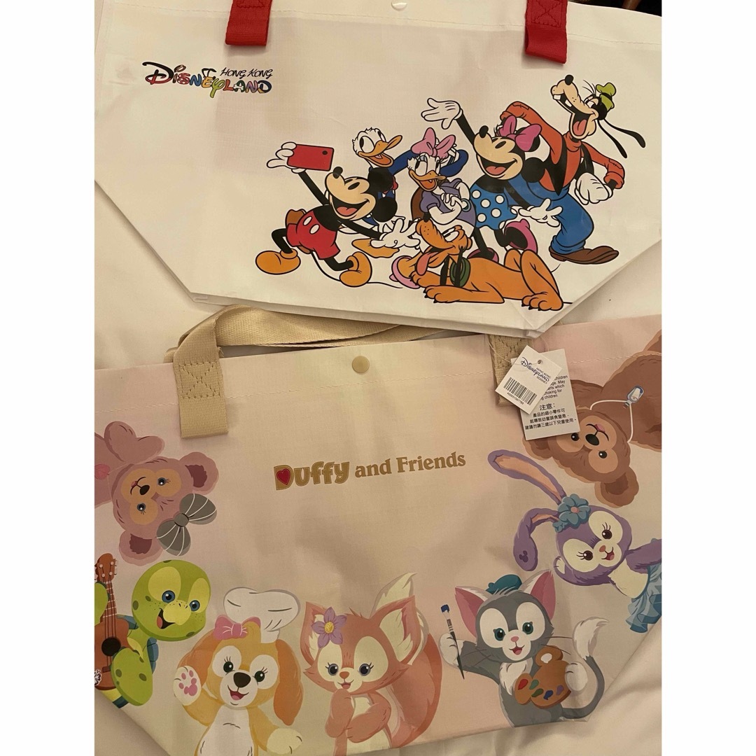 Disney(ディズニー)の香港ディズニーランド　ショッピングバック　S エンタメ/ホビーのおもちゃ/ぬいぐるみ(キャラクターグッズ)の商品写真