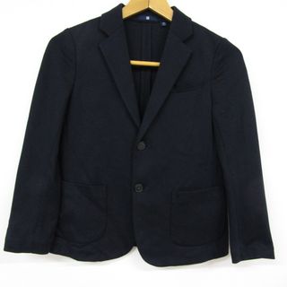 ユニクロ(UNIQLO)のユニクロ テーラードジャケット フォーマル 卒入園式 キッズ 男の子用 140サイズ ブラック UNIQLO(ジャケット/上着)