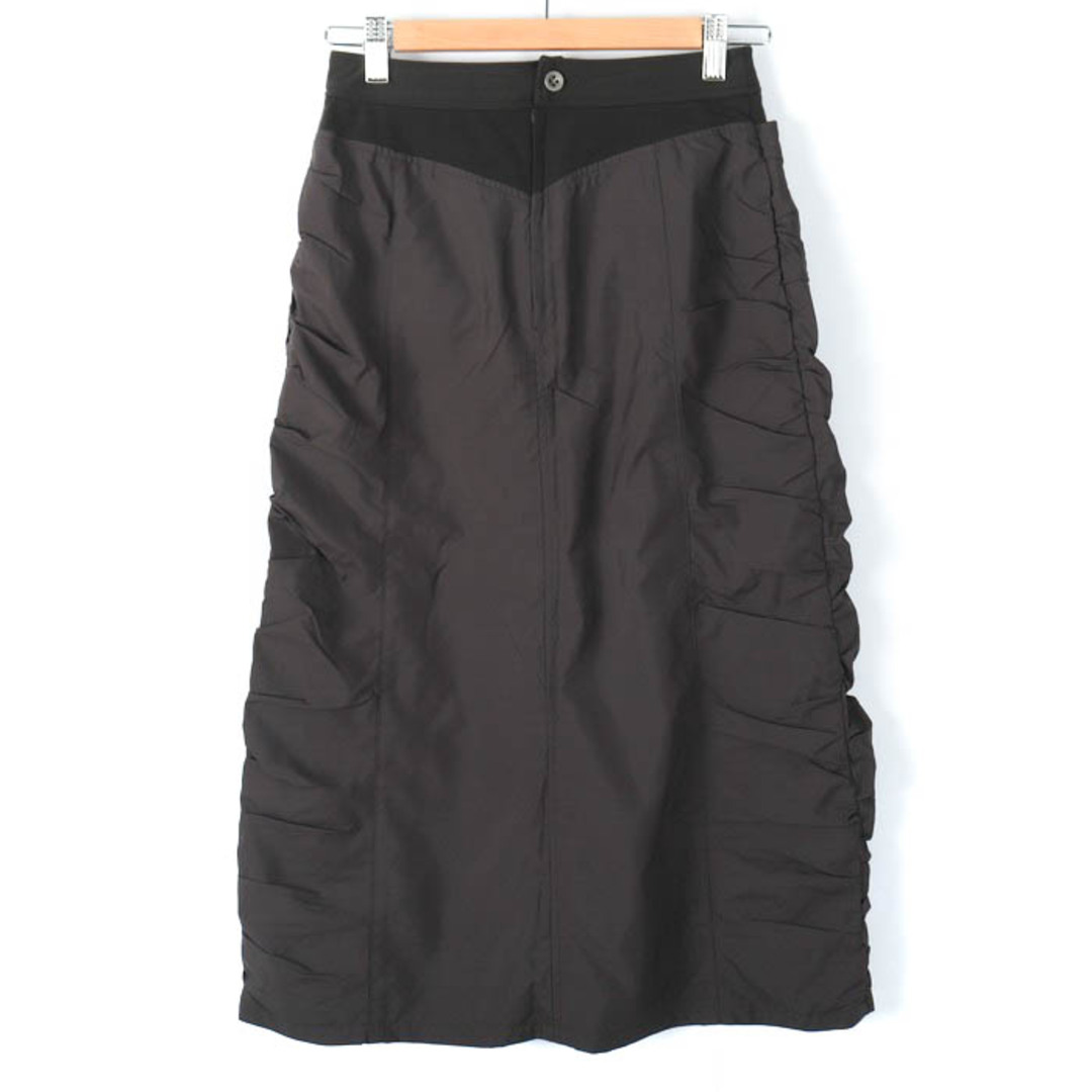 HIROKO BIS(ヒロコビス)のヒロコビス スカート ロング アシンメトリー  レディース 9サイズ ブラック ブラウン HIROKO BIS レディースのスカート(その他)の商品写真