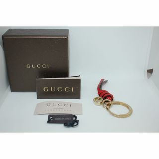 グッチ(Gucci)のグッチ キーリング キーホルダー 324403 薄いゴールド金具 チャーム(キーホルダー)