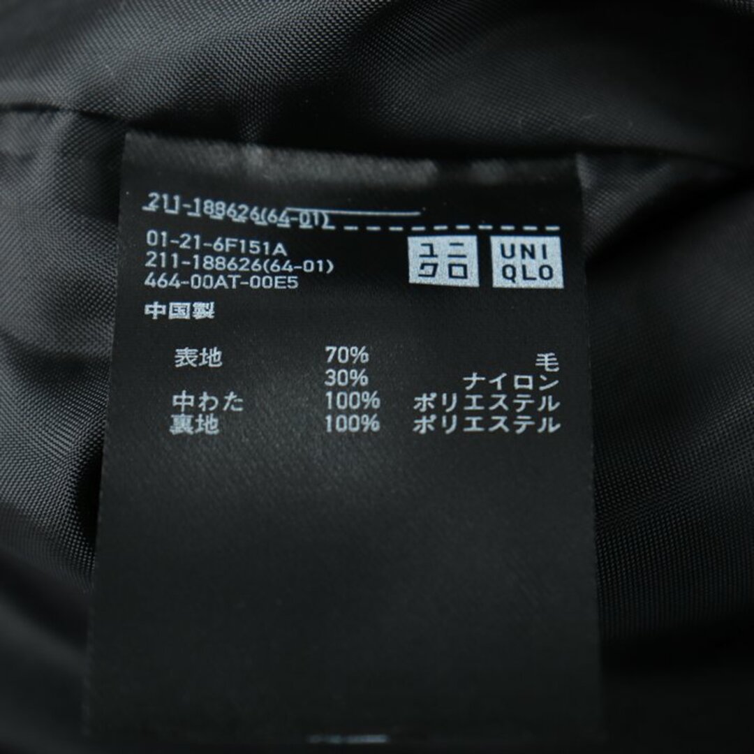 UNIQLO(ユニクロ)のユニクロ ブルゾン アウター CARINEROITFELD　PARIS 付属品ベルト有り ウール混 レディース Sサイズ グレー UNIQLO レディースのジャケット/アウター(ブルゾン)の商品写真