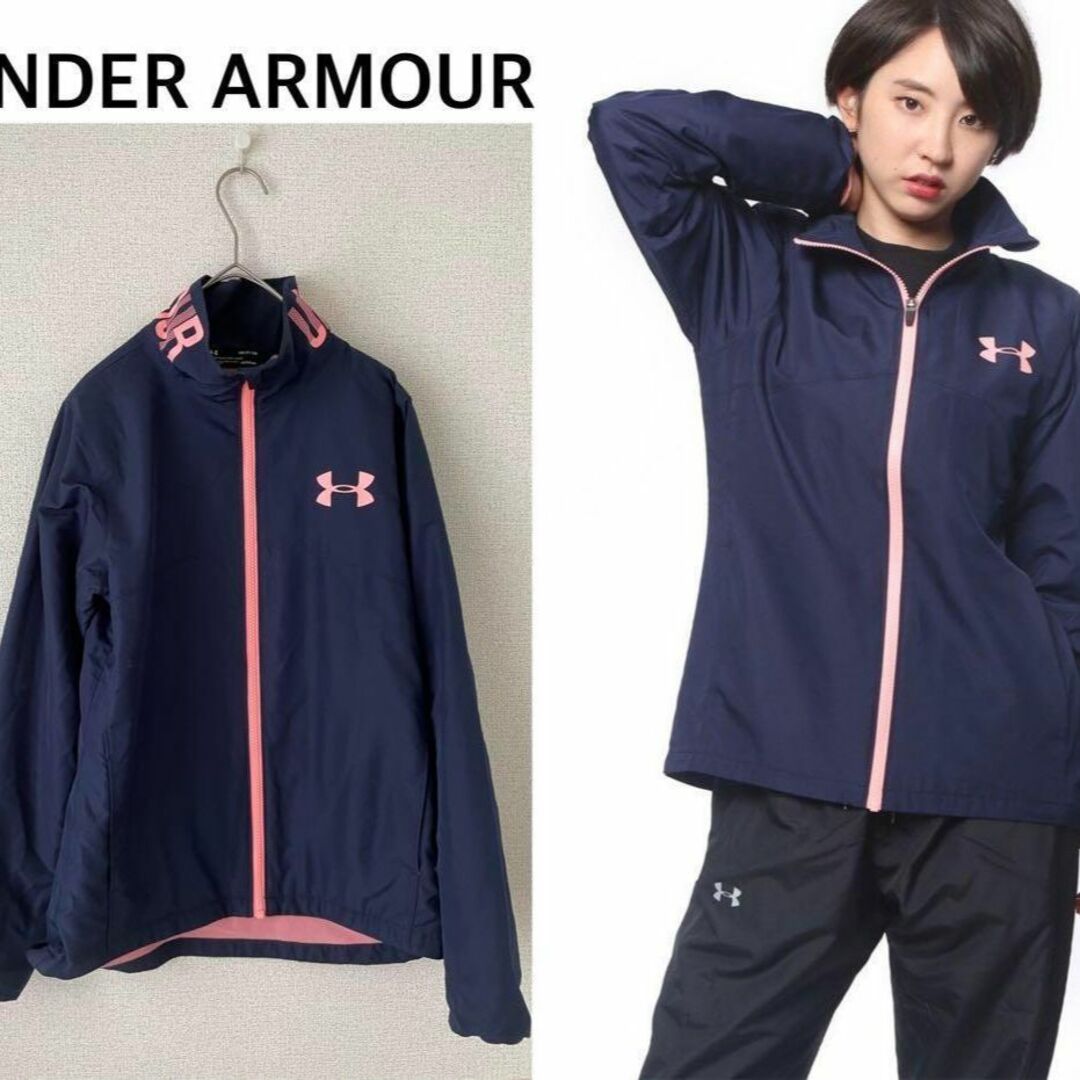 UNDER ARMOUR(アンダーアーマー)のUNDER ARMOUR 撥水加工 レディース ウインドジャケット スポーツ/アウトドアのランニング(ウェア)の商品写真