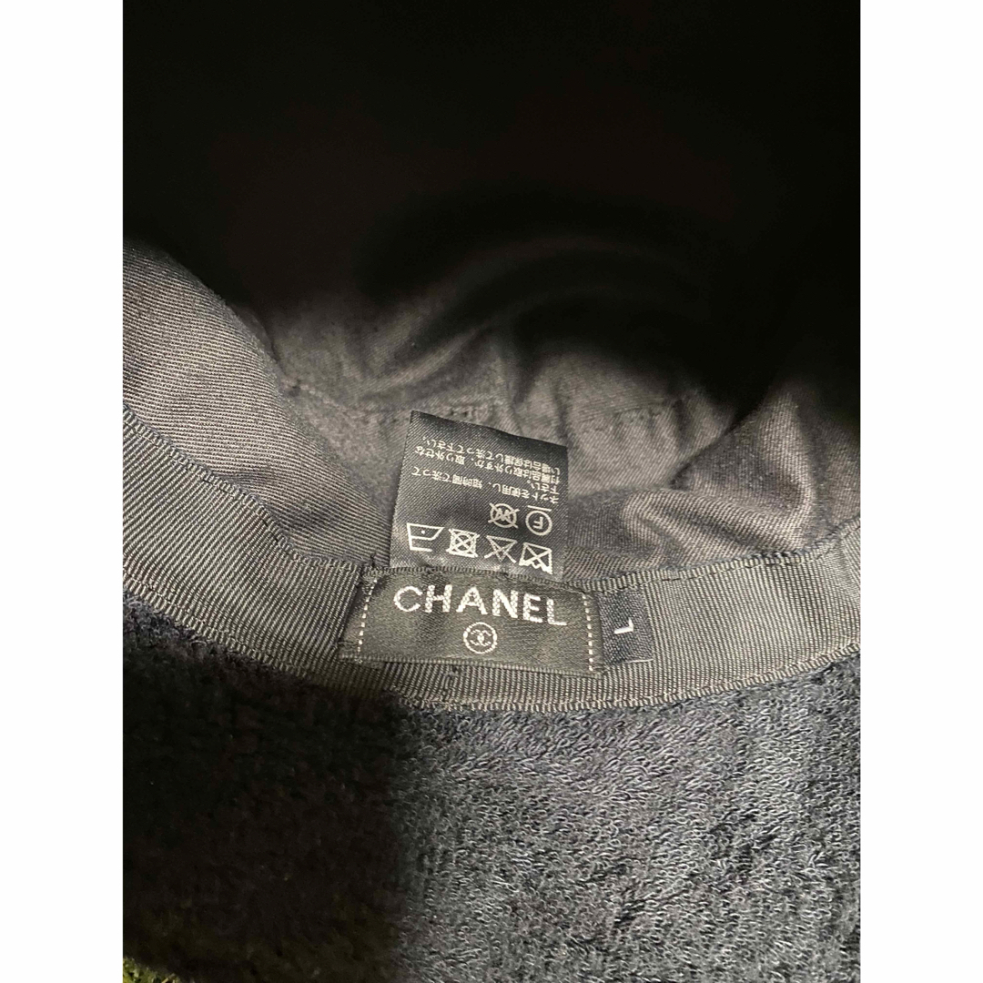 CHANEL(シャネル)のCHANEL バケットハット パイル L ブラック レディースの帽子(ハット)の商品写真