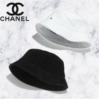 CHANEL - CHANEL バケットハット パイル L ブラック