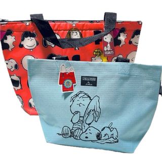 スヌーピー(SNOOPY)の《新品》スヌーピー　保冷温トートバッグ＆ランチバッグ　2点セット(エコバッグ)