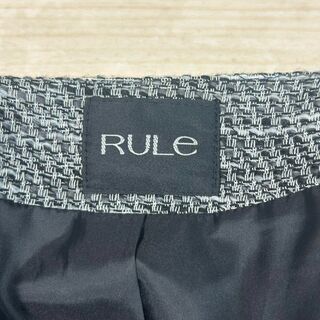 RULER - 美品✨【RULe】ショートツイードジャケット ホック 裾チュール
