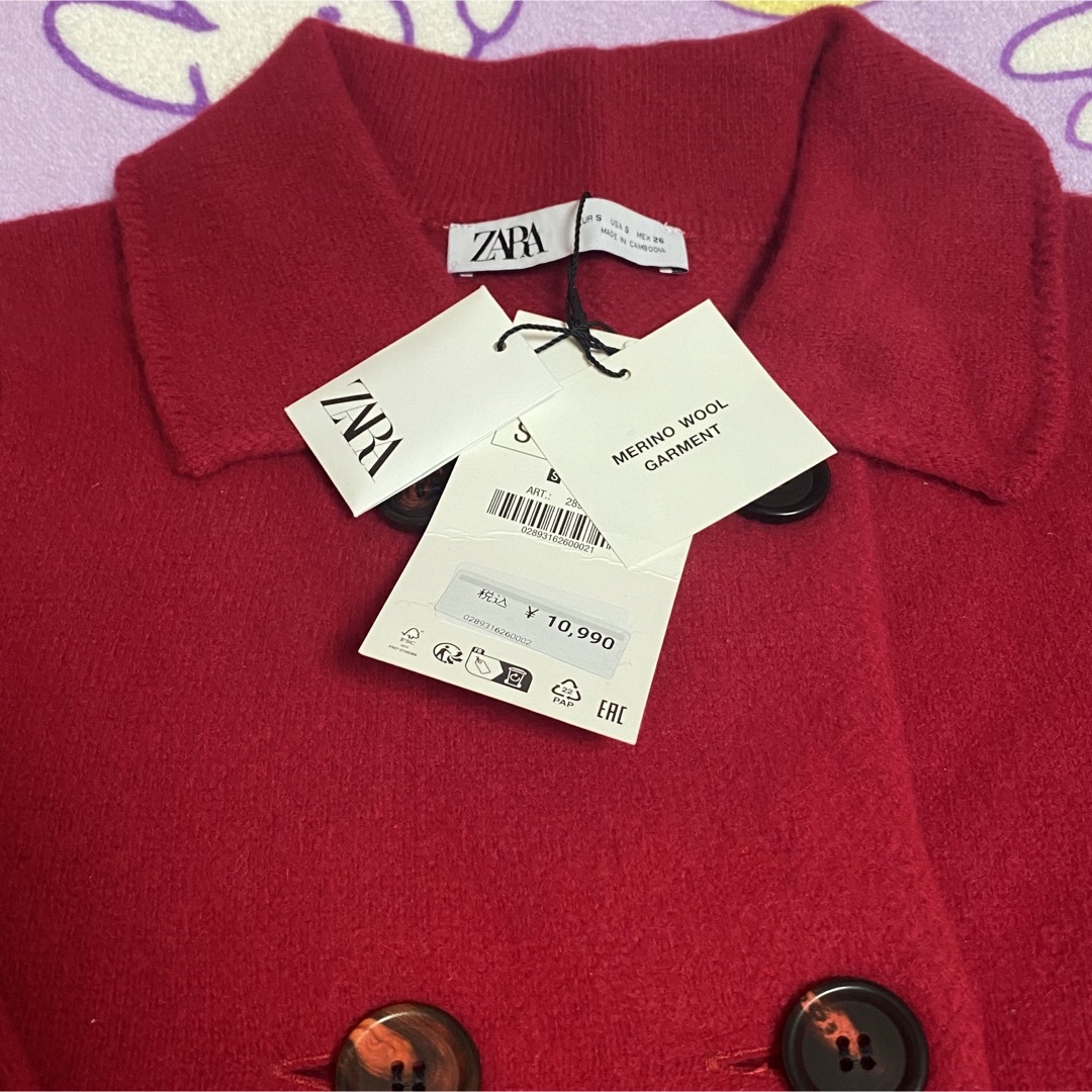 ZARA - ZARA ウール100% ダブルブレストブレザーの通販 by Na's ZARA - ZARA ウール100% ダブルブレストブレザーの通販 by Na's