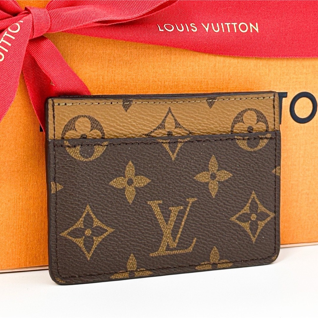 LOUIS VUITTON(ルイヴィトン)の【ICタグ 極美品】ルイヴィトン　モノグラムリバース　ポルトカルト ドーフィーヌ レディースのファッション小物(パスケース/IDカードホルダー)の商品写真