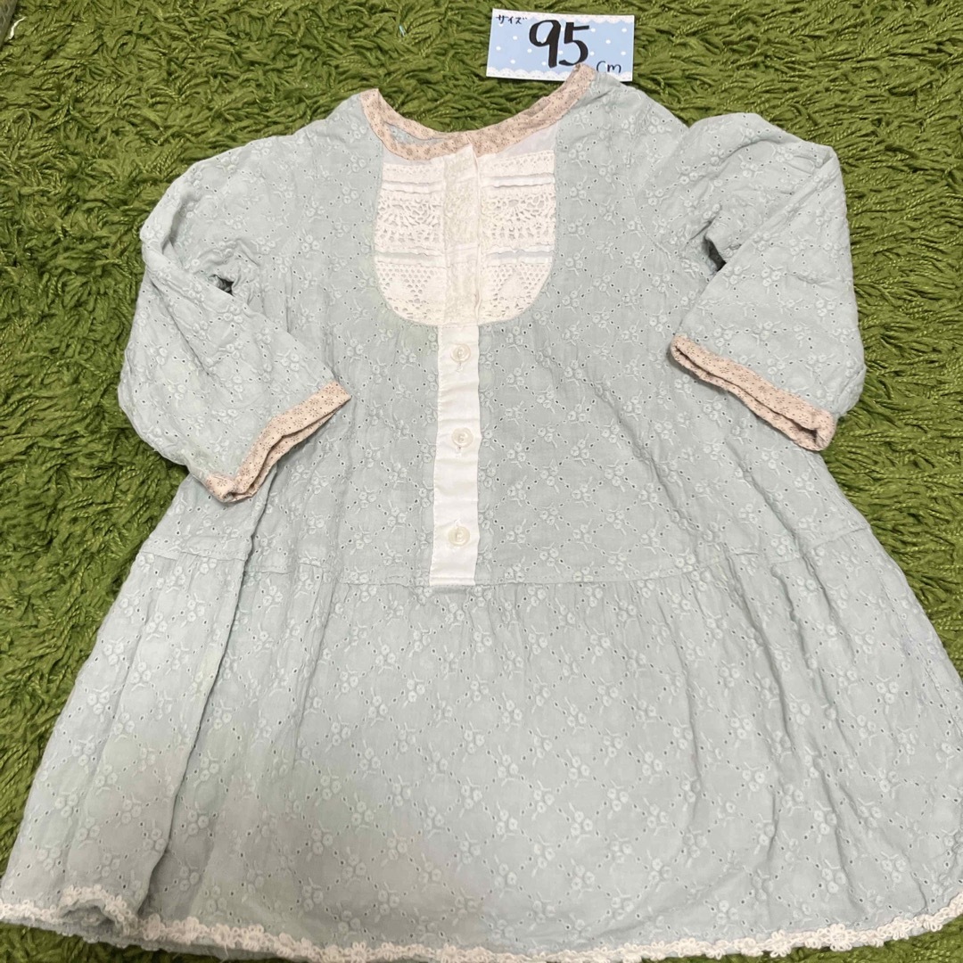 Biquette(ビケット)の95 ビケット　レースワンピース キッズ/ベビー/マタニティのキッズ服女の子用(90cm~)(ワンピース)の商品写真