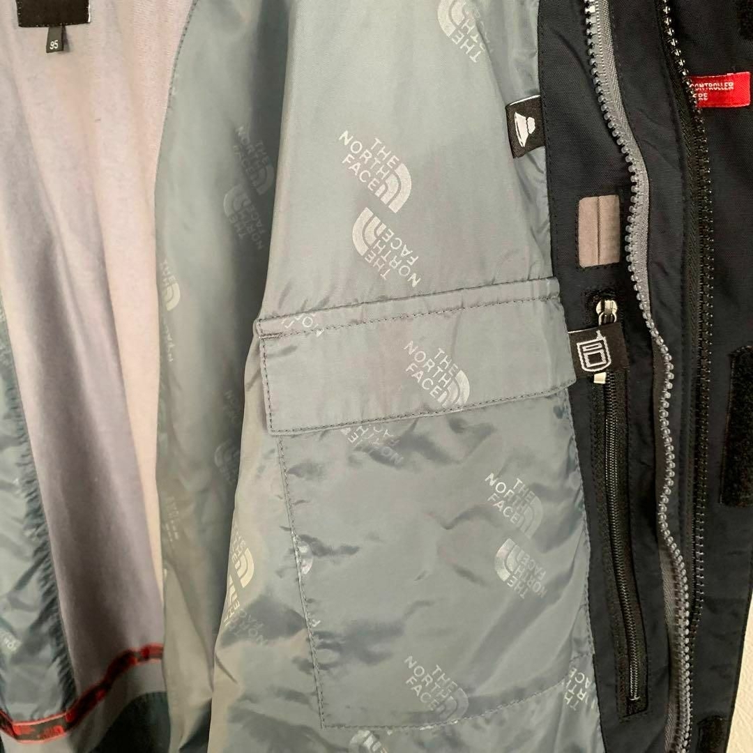 THE NORTH FACE(ザノースフェイス)のノースフェイス マウンテンパーカー HYVENT 黒＆グレー＆白 M メンズのジャケット/アウター(マウンテンパーカー)の商品写真