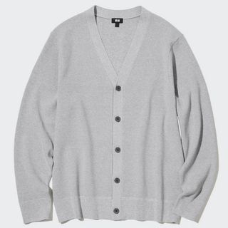 ユニクロ(UNIQLO)のウォッシャブルミラノリブVネックカーディガン(カーディガン)