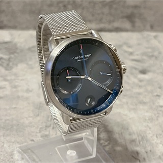 美品 Nordgreen Pioneer ノードグリーン レザー 腕時計