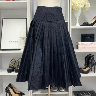 クリスチャンディオール(Christian Dior)の8516 クリスチャンディオール スカート ナイロン ドット チュールスカート (ひざ丈スカート)