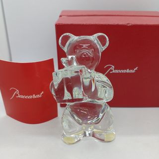 バカラ(Baccarat)のBaccarat（バカラ）ベア オーナメント  新品未使用(置物)