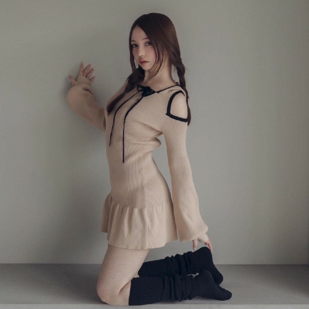 アンドマリー andmary Annie ribbon mini dress アンドマリー andmary Annie ribbon mini dress
