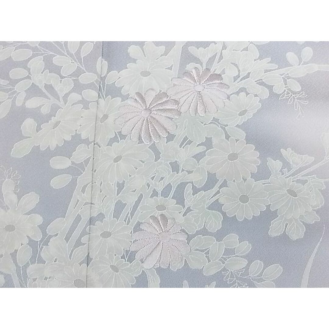 平和屋川間店■訪問着　刺繍　草花文　暈し染め　逸品　ua3637 レディースの水着/浴衣(着物)の商品写真